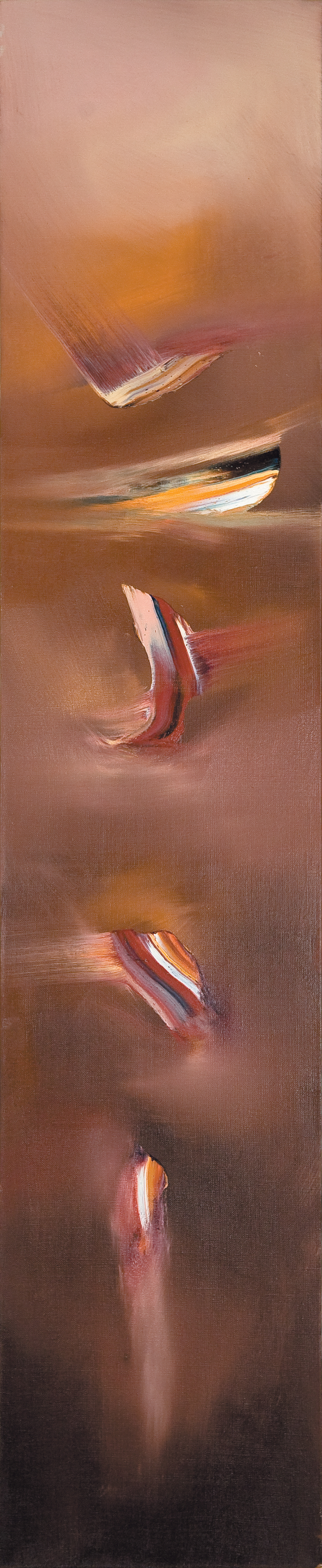 "Философия аристократизма" 2007 год, холст, масло, авторская техника, 28х120 см