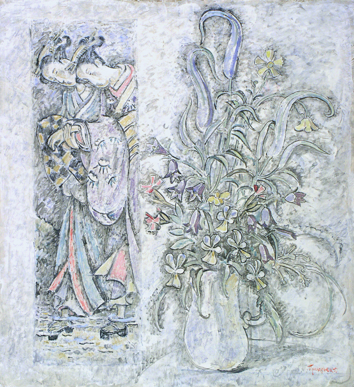 Луговые цветы и японская гравюра